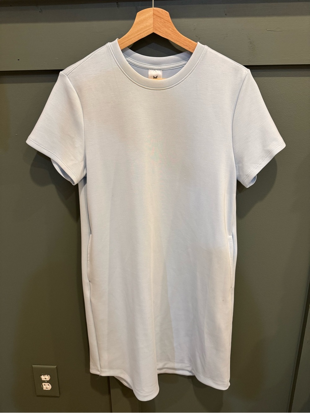 Women's Light Blue Athletic Dress with Pockets